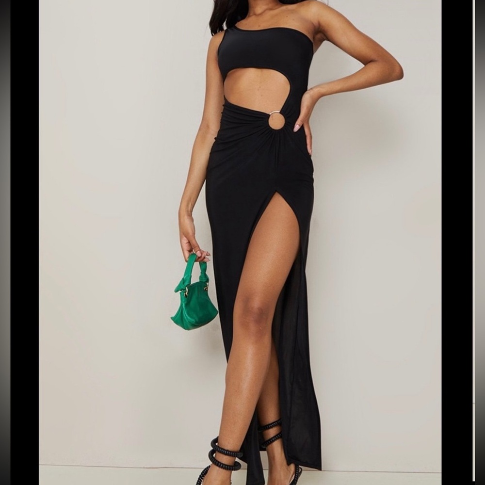 Black Cutout Maxi Dress